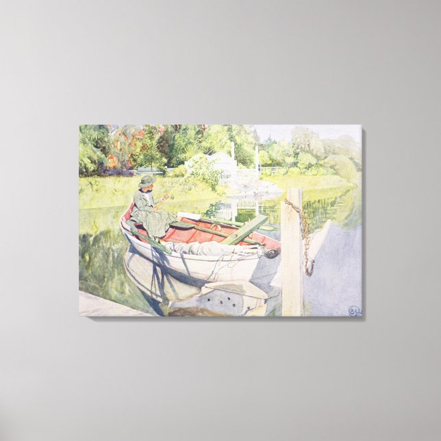 Fischerei, 1909 leinwanddruck (Vorderseite)