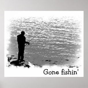 Fischerei am See Poster