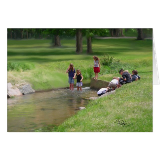 Fischerei auf Kaulquappen (Vorderseite (Horizontal))