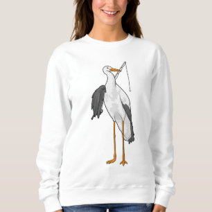 Fischerei auf Storchen Sweatshirt