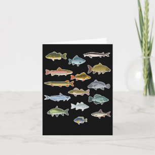 Fischerei auf Süßwasserfische Karte