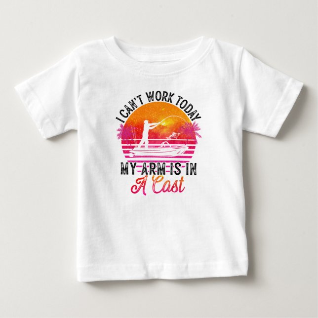 Fischerei Baby T-shirt (Vorderseite)