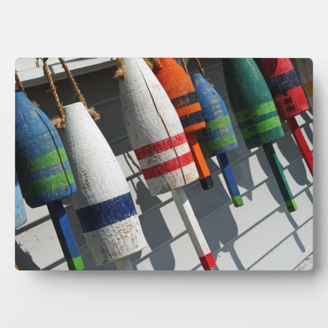 Fischerei Bouy Plaque Fotoplatte (Vorderseite)