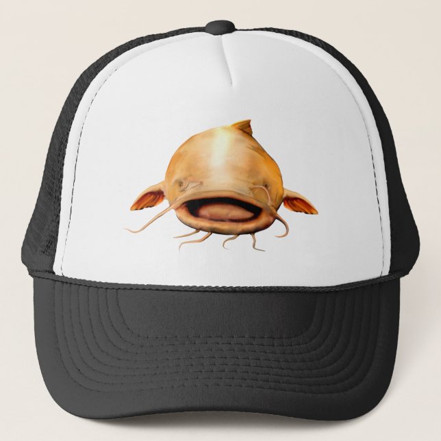 Fischerei des Lächelns Truckerkappe (Vorderseite)