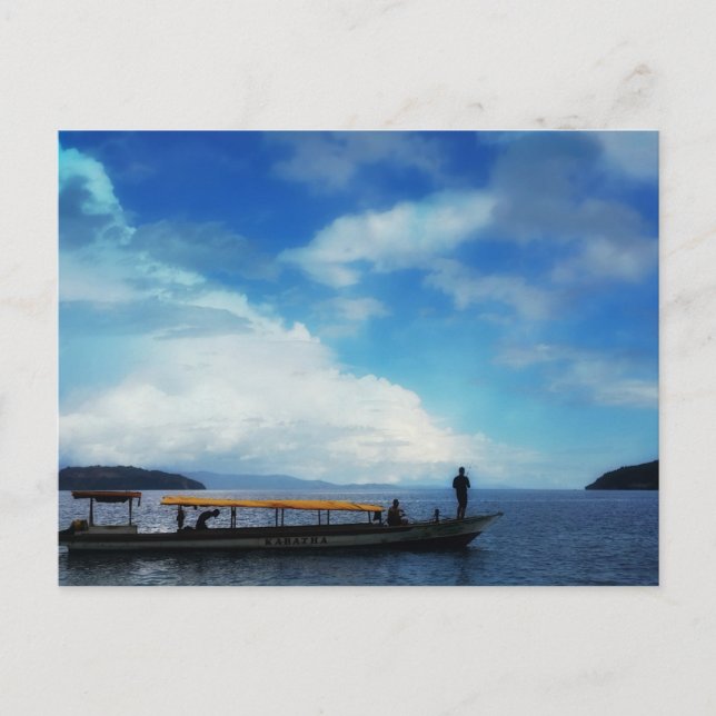 Fischerei. East Halmahera. Indonesien Postkarte (Vorderseite)
