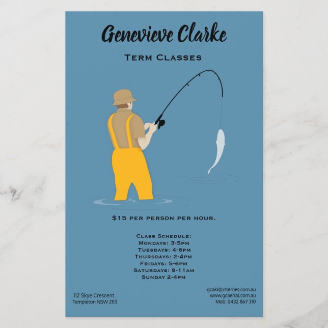 Fischerei Flyer (Vorne)