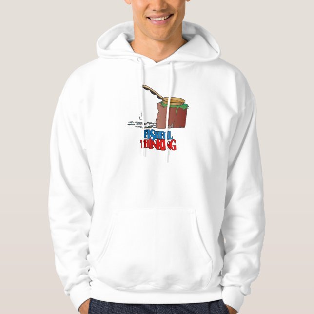 Fischerei Funny Fishing Hoodie (Vorderseite)