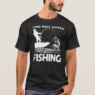 Fischerei für Jungen Kinder Fischerbootfahrt T-Shirt