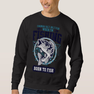Fischerei für Männer Bass Fischfang Master Ba Sweatshirt