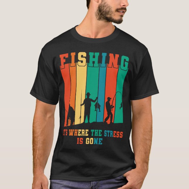 Fischerei für Männer Fischer T-Shirt (Vorderseite)