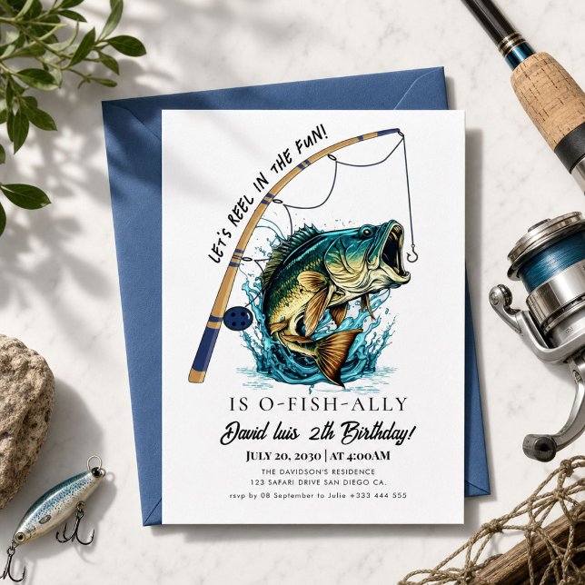 Fischerei Geburtstag Einladung (Von Creator hochgeladen)