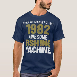 Fischerei Geburtstagspartei Angelanglerfisch 1982 T-Shirt