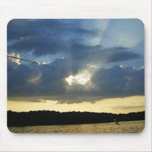 Fischerei geworfen mousepad
