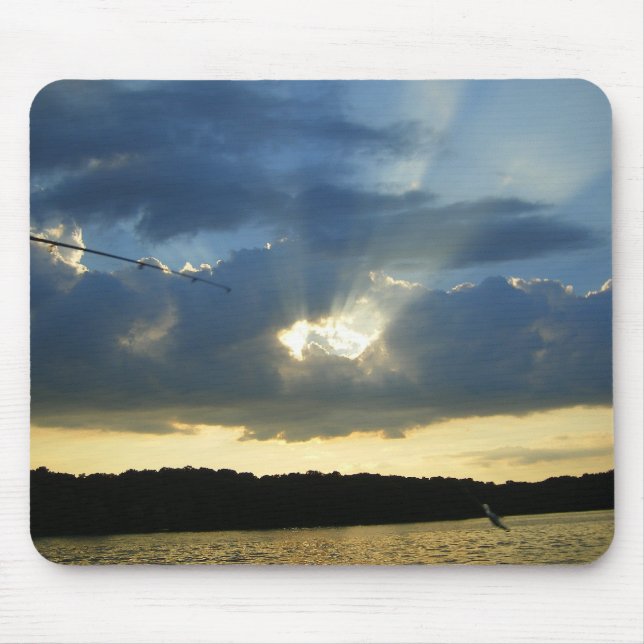 Fischerei geworfen mousepad (Vorne)