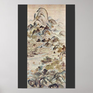 Fischerei im Frühjahr durch Taiga Ikeno (beste Qua Poster