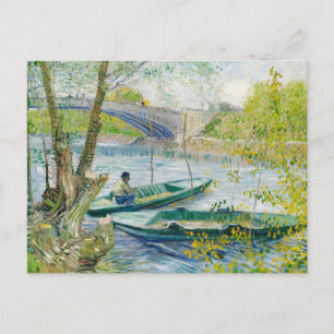 Fischerei im Frühjahr Vincent Van Gogh Postcard Postkarte