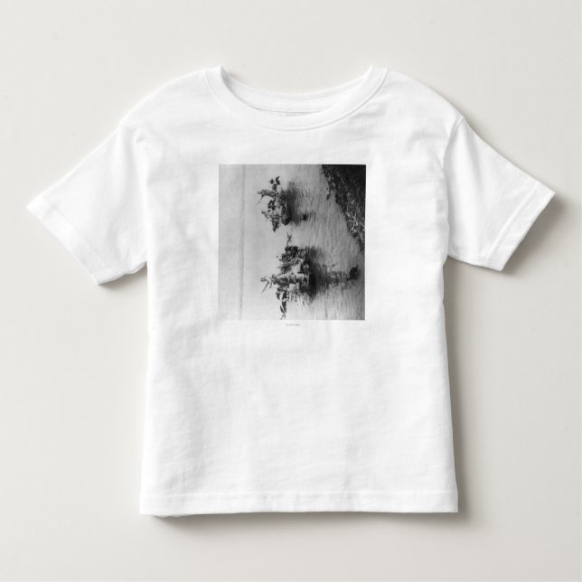 Fischerei im großartigen Kanal in Soochow-China Kleinkind T-shirt (Vorderseite)