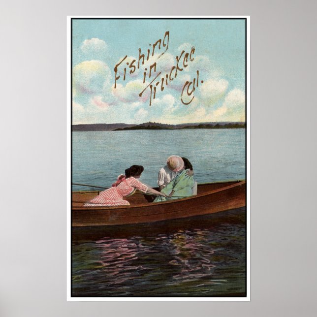 Fischerei im Lkw 1910 Poster (Vorne)