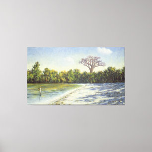 Fischerei in Afrika 1996 Leinwanddruck