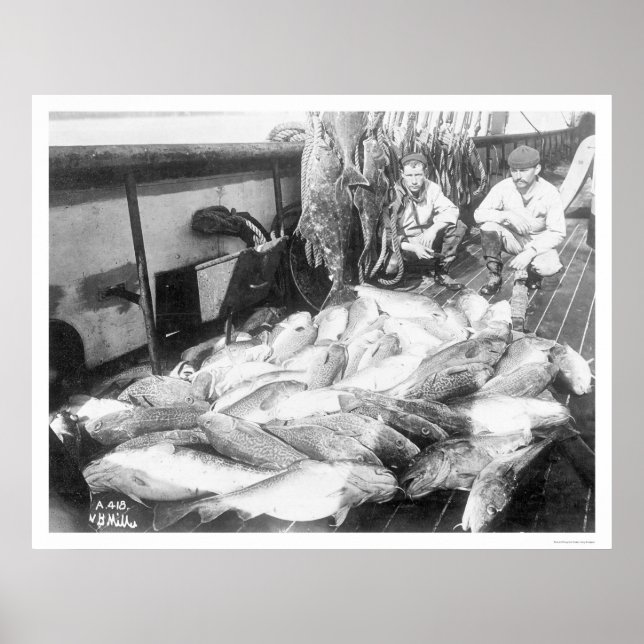 Fischerei in Alaska 1922 Poster (Vorne)