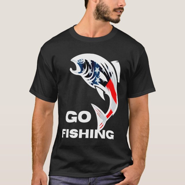 Fischerei in Amerika T-Shirt (Vorderseite)