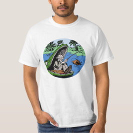 Fischerei in Gator T-Shirt