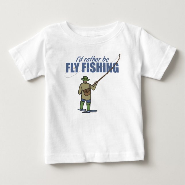 Fischerei in Gewässern Baby T-shirt (Vorderseite)