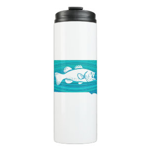 Fischerei in Süddakota Thermosbecher
