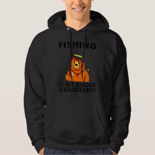Fischerei ist mein Angers Management Fischer Hoodie
