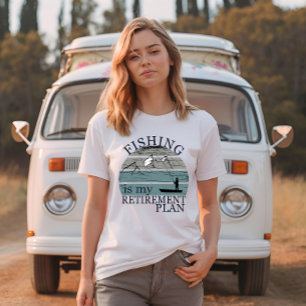 Fischerei ist mein Vintager Ruhestandsplan T-Shirt