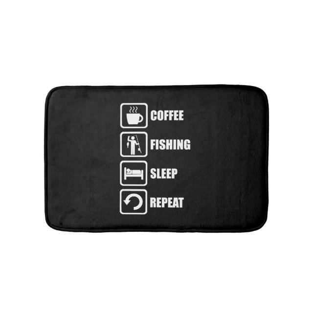 Fischerei - Kaffeefischerei - Wiederholung Badematte (Vorderseite)