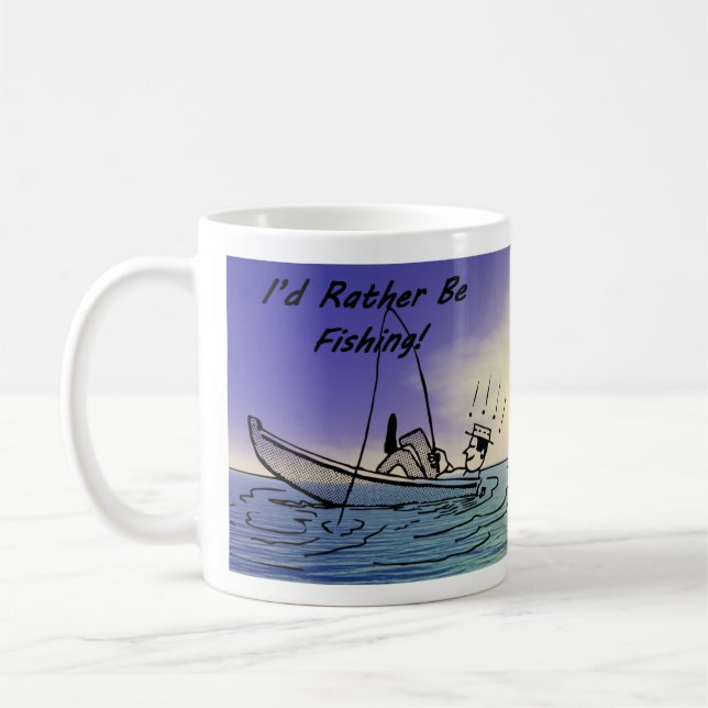 Fischerei Kaffeetasse (Links)