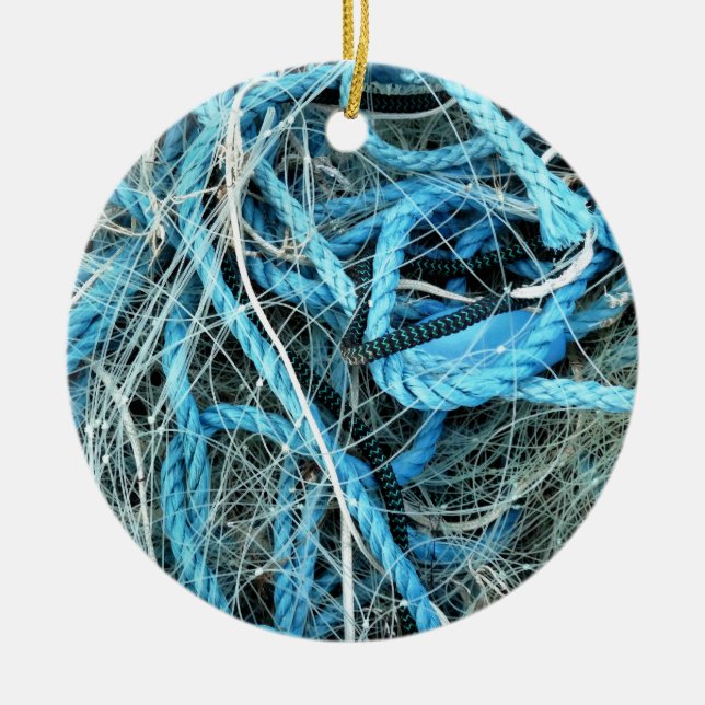 FISCHEREI KERAMIK ORNAMENT (Vorne)