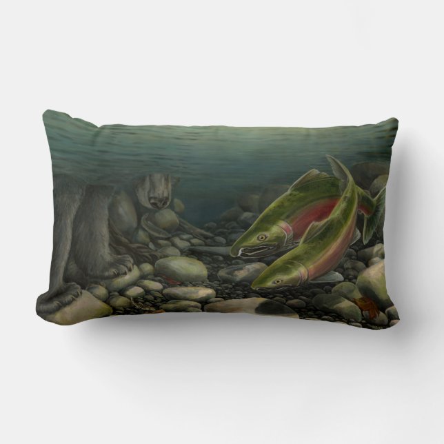 Fischerei Kissen Fischerei Art Decor Geschenke Kun (Vorderseite)