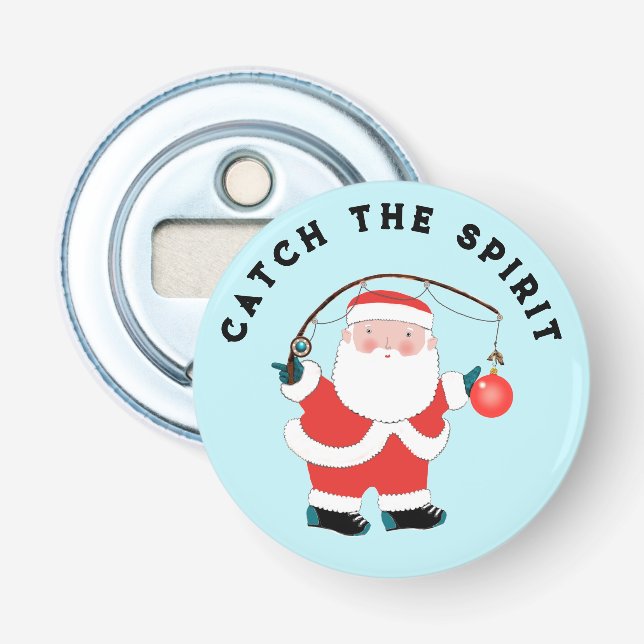 Fischerei Kleine Geschenk Flaschenöffner (Vorderseite)