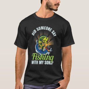 Fischerei-Kumpels Vatertag für einen Angel-Vater T-Shirt