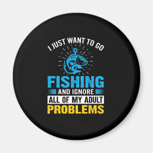 Fischerei Kunst, die ich nur Gewollt, um zu fische Magnet