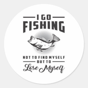Fischerei Liebe Fischerei Fischerei Fischerei Fisc Runder Aufkleber
