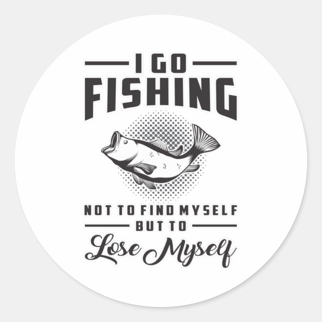Fischerei Liebe Fischerei Fischerei Fischerei Fisc Runder Aufkleber (Vorderseite)