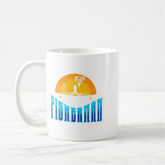 Fischerei-Meister-Illustration für Angler und Fisc Kaffeetasse