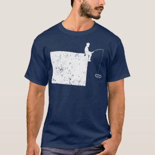 Fischerei mit Daddy WTrout Fischfang Bass Fischen T-Shirt
