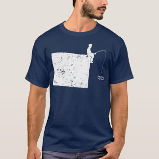 Fischerei mit Daddy WTrout Fischfang Bass Fischen T-Shirt