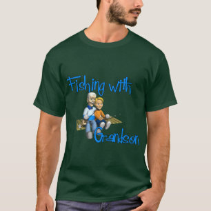 Fischerei mit Grandson Shirt