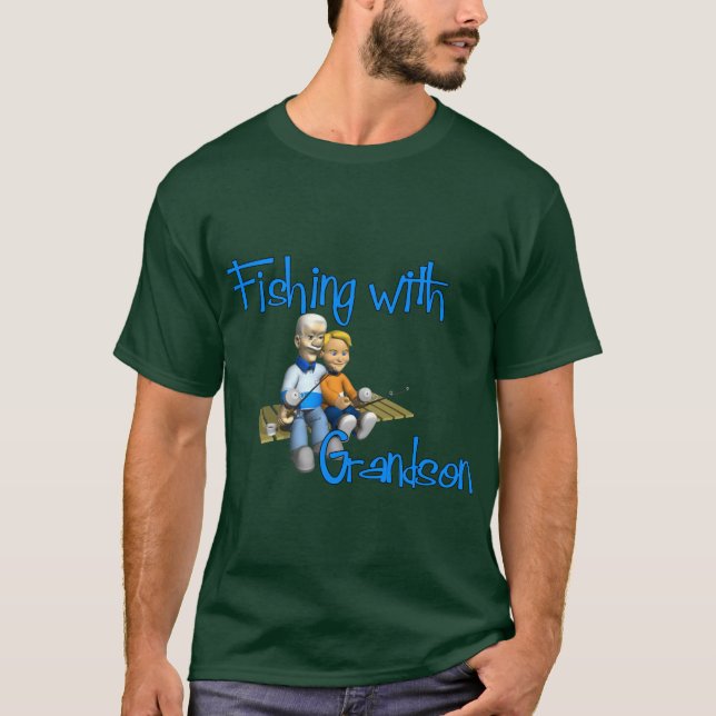 Fischerei mit Grandson Shirt (Vorderseite)