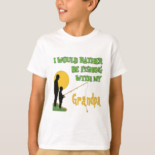 Fischerei mit Großvater T-Shirt