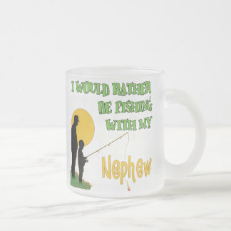 Fischerei mit meinem Neffeen Mattglastasse