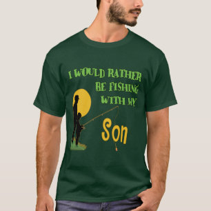 Fischerei mit Sohn T-Shirt