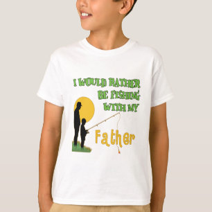 Fischerei mit Vater T-Shirt