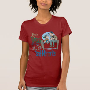 Fischerei mit Vater Vatertag Shirt