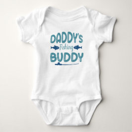 Fischerei-Neugeborenen-Geschenk, Daddy Fish Buddy Baby Strampler